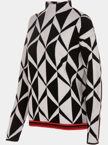 Valiente  Jacquard sweater knit fancy