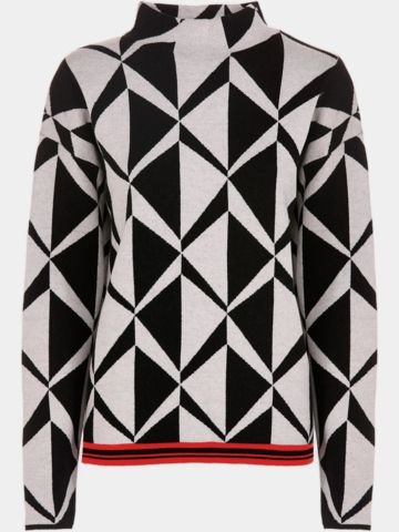 Valiente Jacquard Pullover Strick fancy