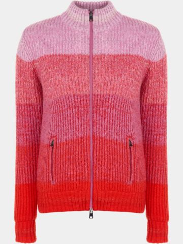 Valiente Degrade Jacke Windstopp Strick fancy