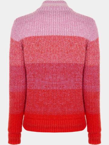 Valiente  Degrade Jacke Windstopp Strick fancy