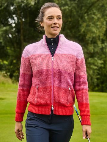 Valiente Degrade Jacke Windstopp Strick fancy