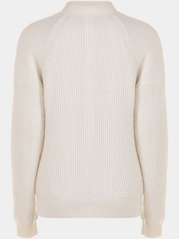 Valiente  Troyer Windstopp Strick ecru