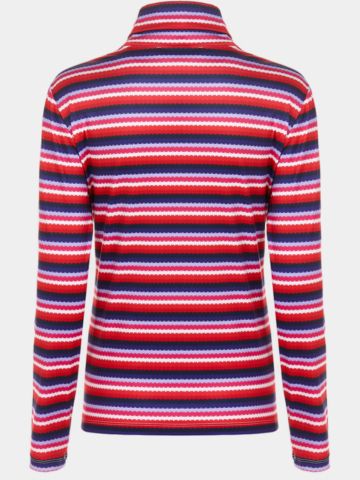 Valiente Druck Rollkragen Stretch Unterzieher mehrfarbig