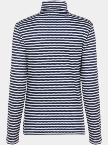 Valiente Druck Rollkragen Stretch Unterzieher gestreift