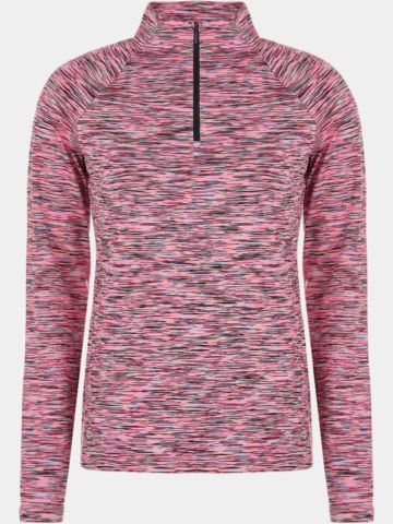 Valiente Multi-Melange 1/2 Zip Thermo Unterzieher mehrfarbig