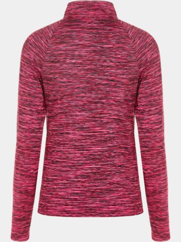 Valiente Multi-Melange 1/2 Zip Thermo Unterzieher beere