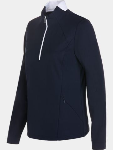 Valiente  1/2 Zip Stretch Thermo Midlayer navy