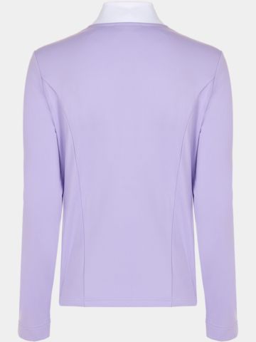 Valiente 1/2 Zip Stretch Thermo Midlayer lila