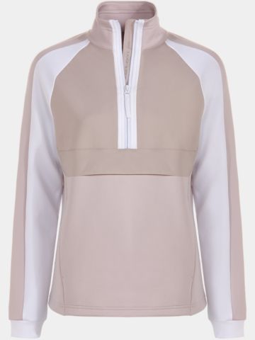 Valiente 1/2 Zip Stretch Midlayer beige