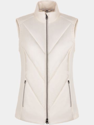 Valiente Hybrid Stretch Stepp Thermo Weste ecru