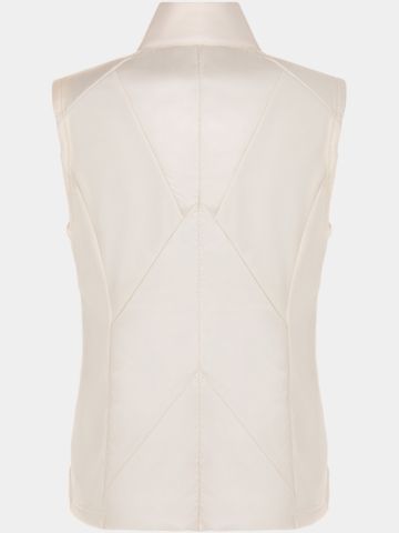 Valiente Hybrid Stretch Stepp Thermo Weste ecru