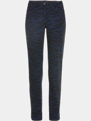 Valiente ROMY-L Druck lang Hose navy