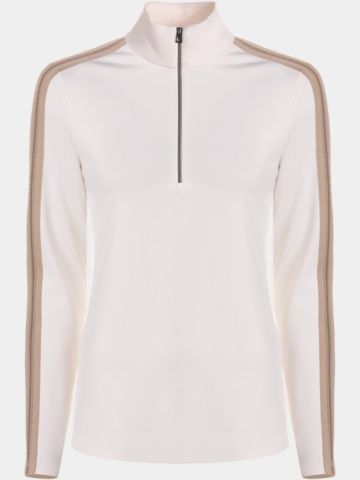 Valiente 1/2 Zip Stretch Thermo Midlayer ecru