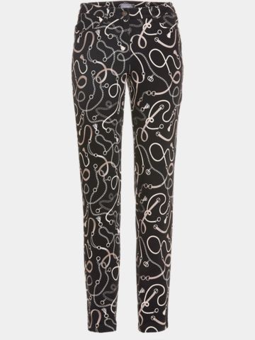 Valiente ROMY-L Druck lang Hose taupe