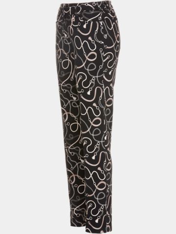 Valiente  Dlouhé kalhoty s potiskem ROMY-L tmavě šedá