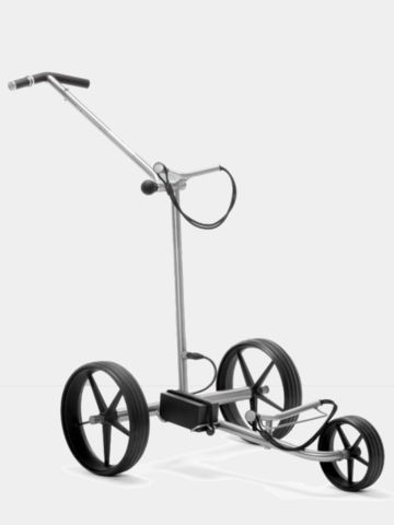 TiCad  Voyage'25 s kůží potaženým ovládáním twist grip stříbrná