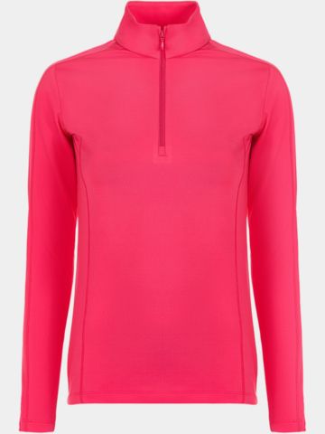 Valiente Basic 1/2 Zip Thermo Unterzieher pink