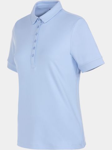 Valiente  Funktions Pique  Halbarm Polo hellblau