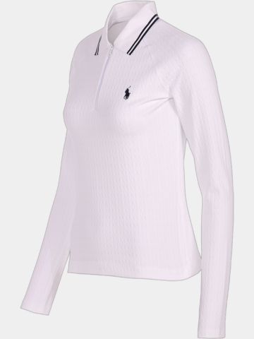 Polo Ralph Lauren  Langarm Polo offwhite