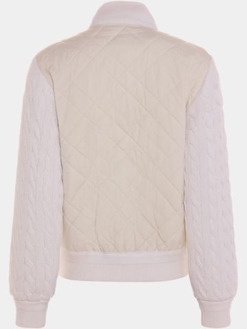 Polo Ralph Lauren Jacke Strick offwhite