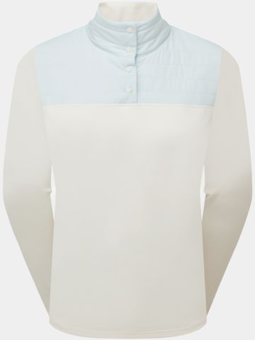 FootJoy  TS HYBRID POPOVER thermal midlayer offwhite