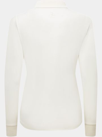 FootJoy TS L/S SHIRT Langarm Polo offwhite