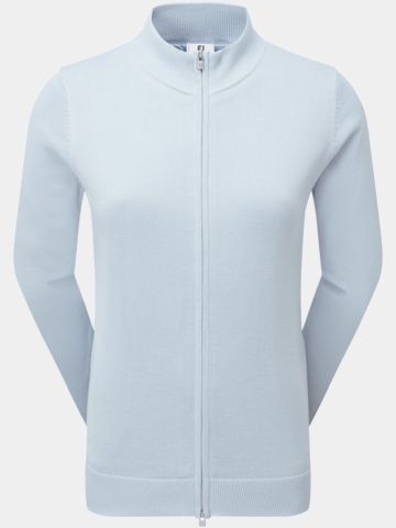 FootJoy DRIRELEASE FULL-ZIP LINED SWEATER Jacke Strick hellblau