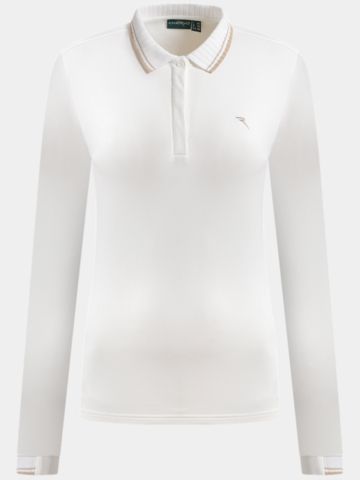 Chervo ATMA Langarm Polo offwhite