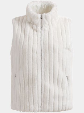 Chervo EXPORT Fleece Weste offwhite