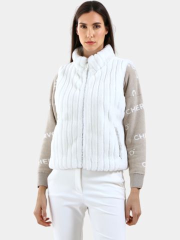 Chervo Fleecová vesta EXPORT offwhite