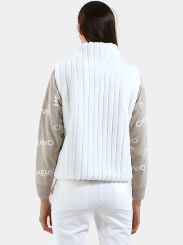 Chervo Fleecová vesta EXPORT offwhite