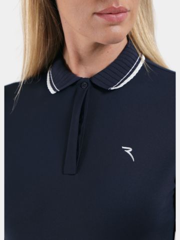 Chervo ATMA Langarm Polo navy