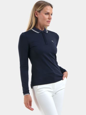 Chervo ATMA Langarm Polo navy