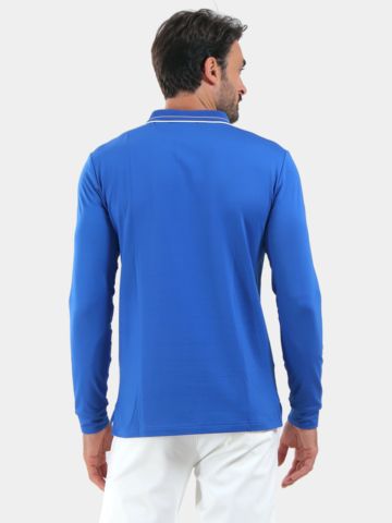 Chervo ALFABETO Langarm Polo royal