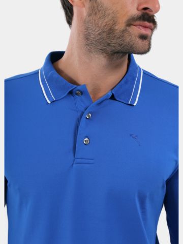 Chervo ALFABETO Langarm Polo royal