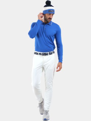 Chervo ALFABETO Langarm Polo royal