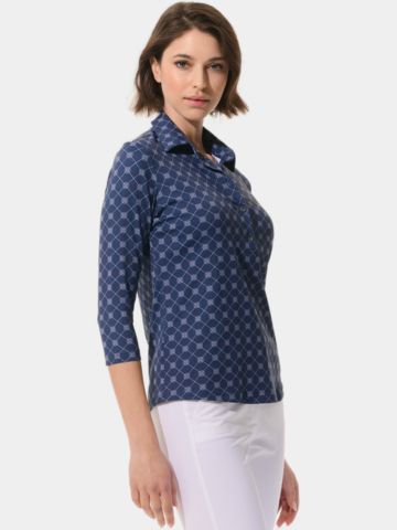 MDC 3/4 Arm Polo navy