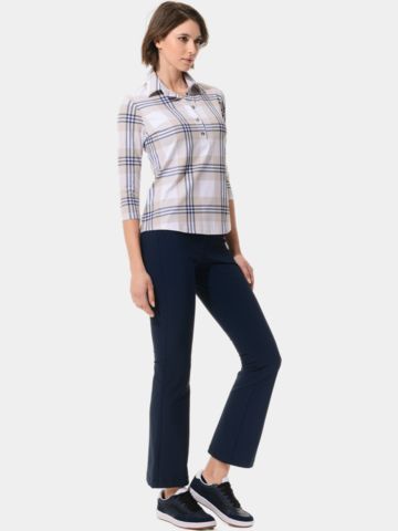 MDC  3/4 Arm Polo kariert