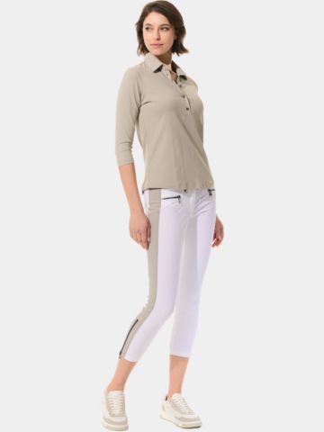 MDC 3/4 sleeve polo sand