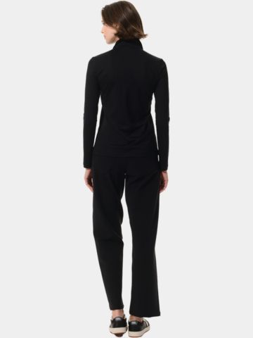 MDC Langarm Polo schwarz