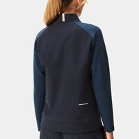 Macade Golf Hybrid Shield TX Quarter Zip Stretch Midlayer navy