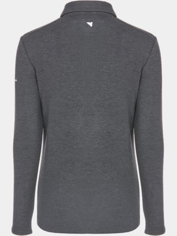 Macade Golf Brushed Shirt Langarm Polo dunkelgrau