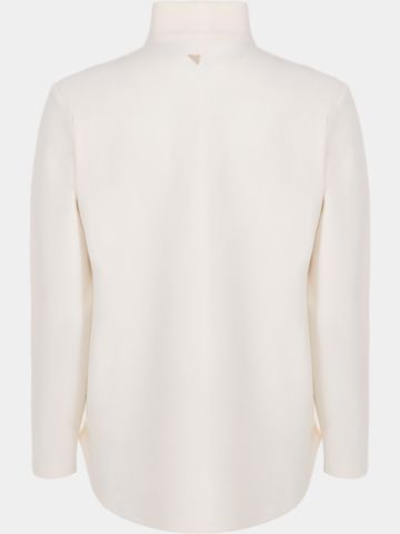 Macade Golf Flex Quarter Zip Stretch Midlayer ecru