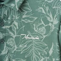 Macade Golf Juniper Floral Tour Shirt Halbarm Polo grün