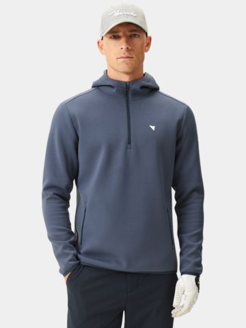 Macade Golf  Therma Zip Hoodie Stretch Midlayer navy