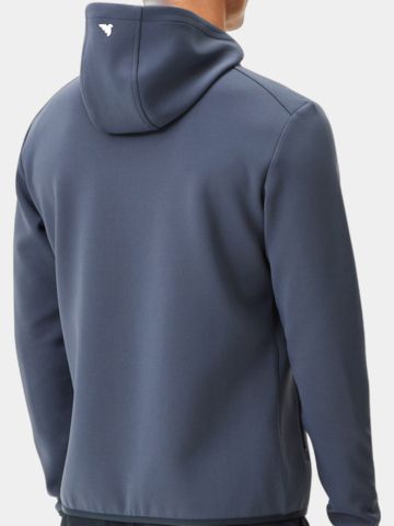 Macade Golf Therma Zip Hoodie Stretch Midlayer navy