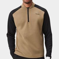 Macade Golf Stretchová střední vrstva Hybrid Shield TX Quarter Zip písek Macade Golf Stretchová střední vrstva Hybrid Shield TX Quarter Zip písek
