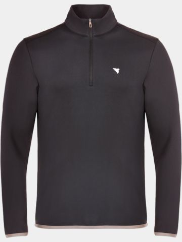 Macade Golf Therma Quarter Zip Stretch Midlayer schwarz