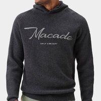 Macade Golf Signature Knit Hoodie Pullover Strick grau Macade Golf Signature Knit Hoodie Pullover Strick grau