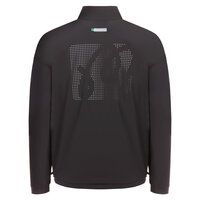 Malbon PERFORMANCE QUARTER ZIP SHELL PULLOVER Long sleeve windshirt black